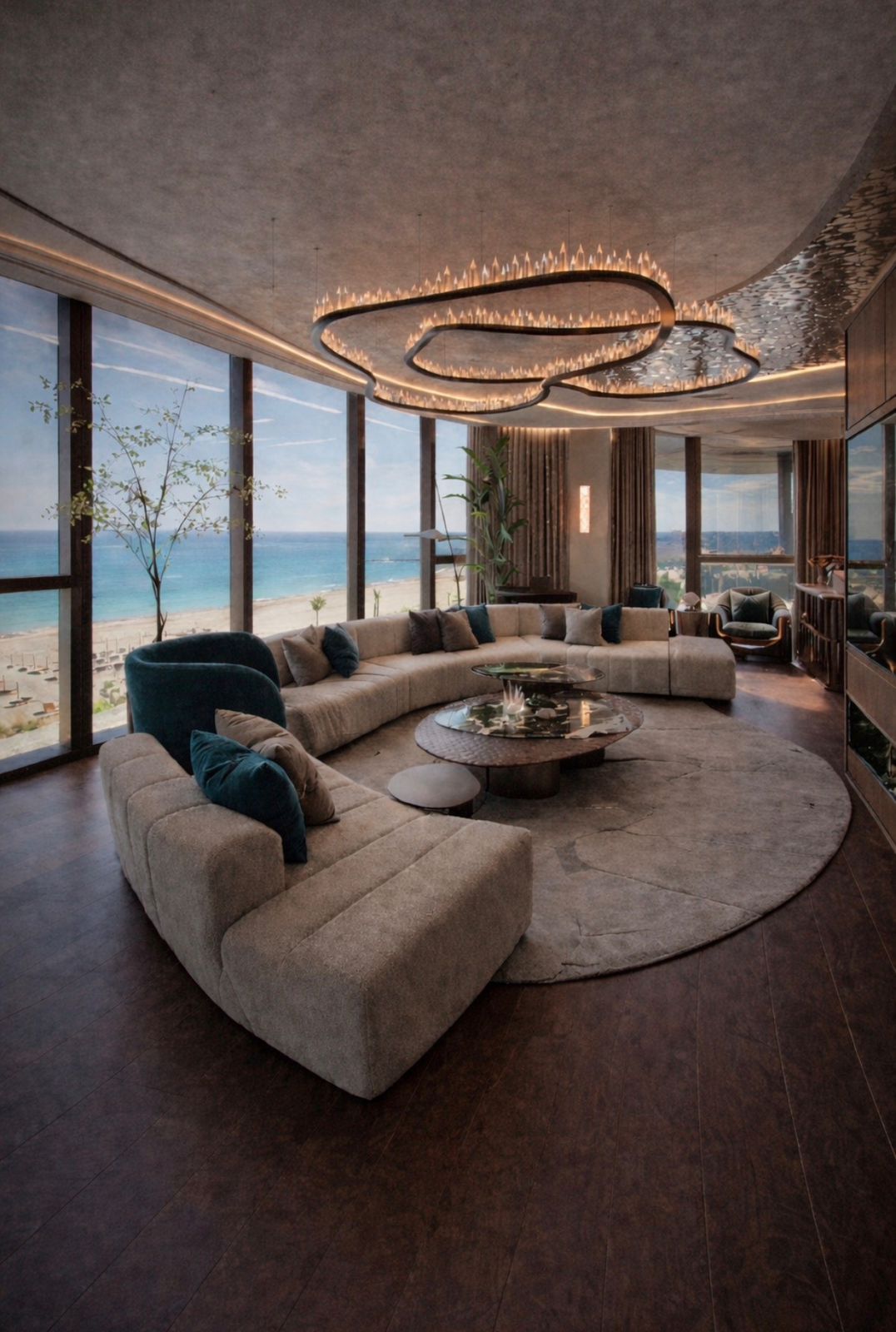 Mamsha Alsaadiyat II Abu Dhabi dining area design